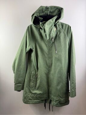 Armada MegaRex Ski Snowboard Jacket Medium Olive Green Longline Parka